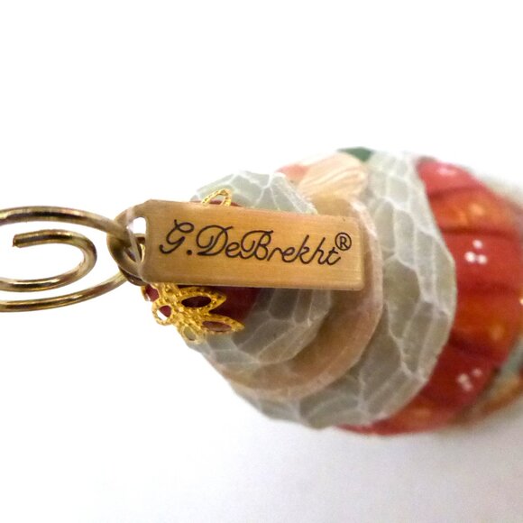 NEW 2008 G. DeBrekht HAND PAINTED SANTA CLAUS CHRISTMAS ORNAMENT - Picture 6 of 13